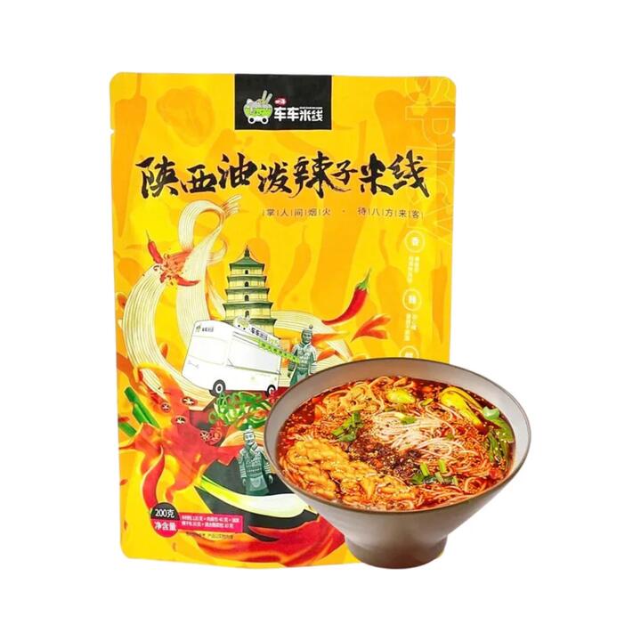 CheChe Shaanxi Youpo Lazi Chili Oil Rice Noodles – 200g