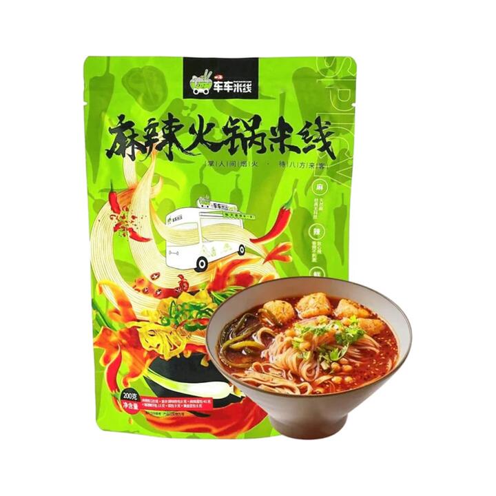 Cheche Spicy Hotpot Rice Noodles 200g – Sichuan Mala Instant Vermicelli