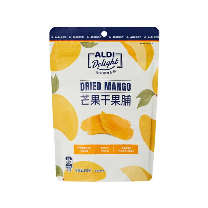 Aldi Delight Dried Mango Slices 100g – Limited Import