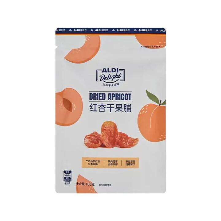 Aldi Delight Dried Apricots 100g – Limited Import
