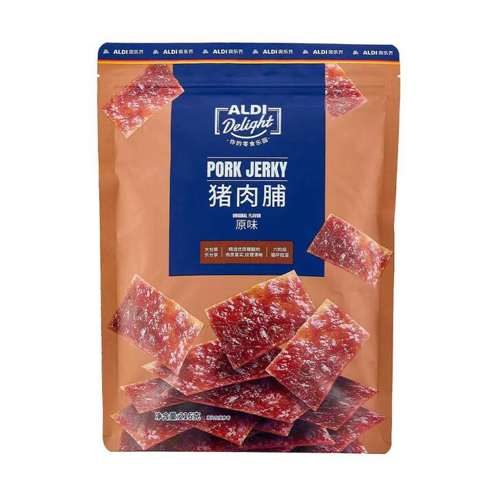 Aldi Delight Pork Jerky Original Flavor 216g – Limited Import