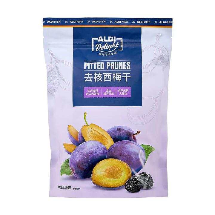 Aldi Delight Pitted Prunes 200g – Limited Import