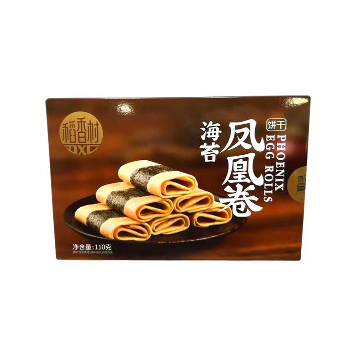 Daoxiangcun Seaweed Phoenix Egg Rolls 110g - Crispy Layered Chinese Cookies