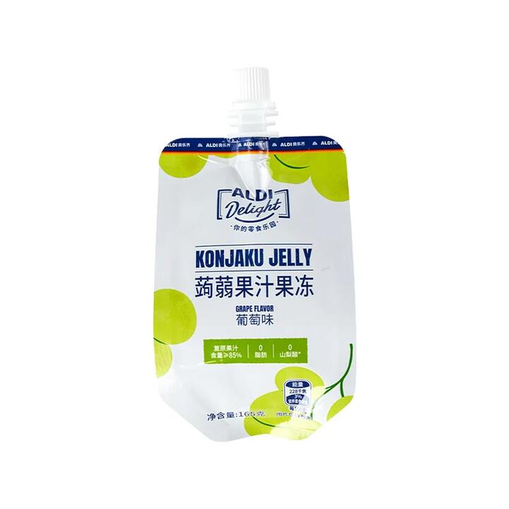 Aldi Delight Grape Konjac Fruit Jelly 165g – Limited Import
