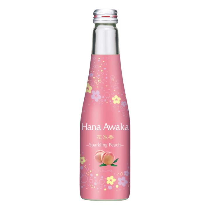 Ozeki Hana Awaka Sparkling Peach Sake 250ml – 7% ABV