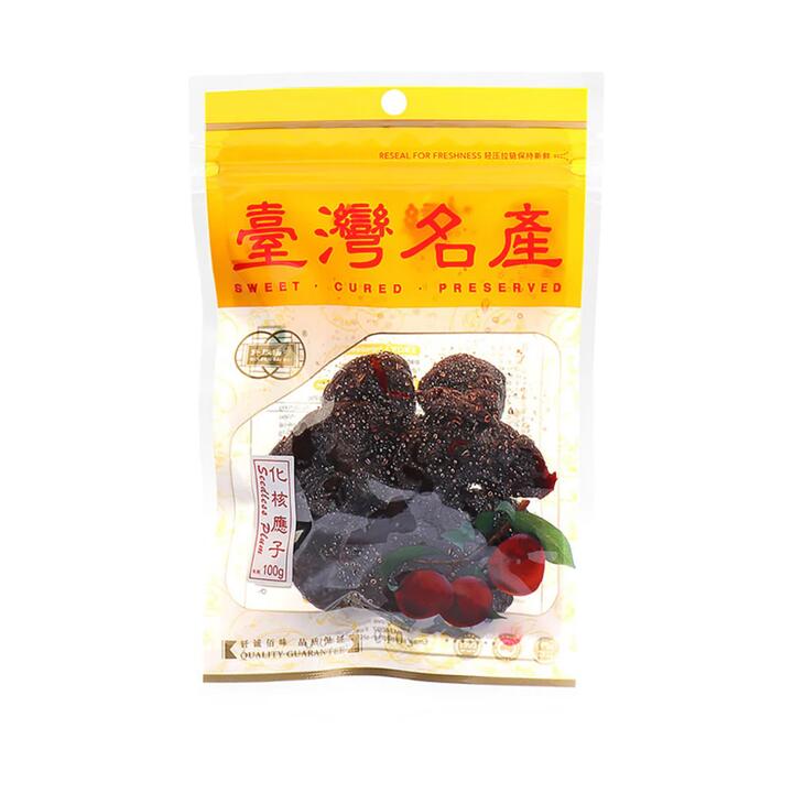 Qiancheng Pitted Preserved Plums 100g - Taiwanese Sweet-Cured Snack