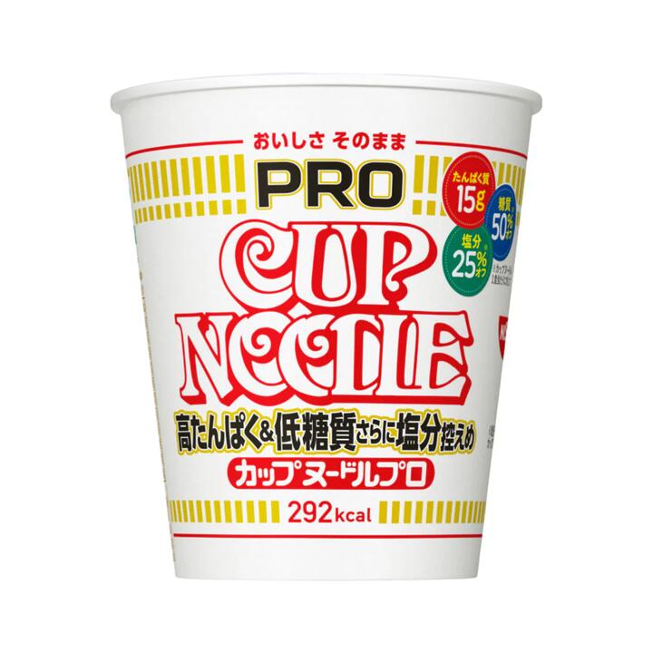 Nissin Cup Noodles PRO Original 75g - High-Protein, Lower-Carb & Reduced Sodium Instant Cup Ramen