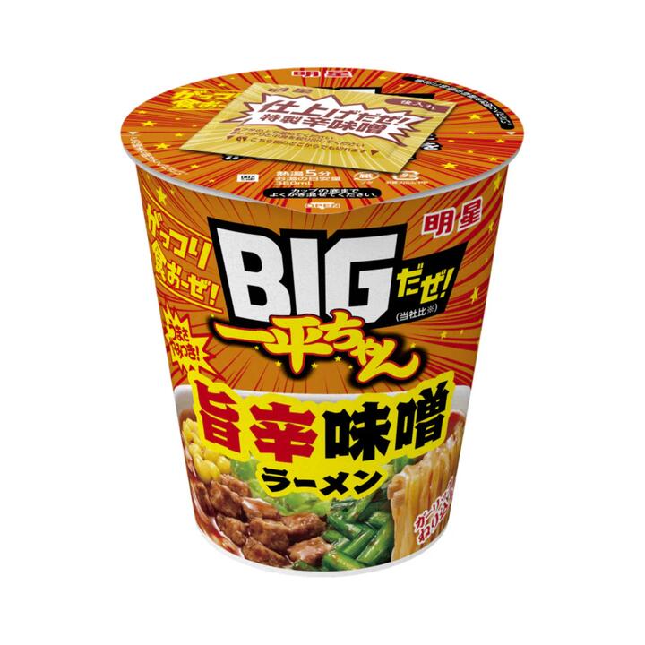 Myojo Ippeichan BIG Spicy Miso Ramen Cup 92g (with Special Spicy Miso Finishing Sauce)