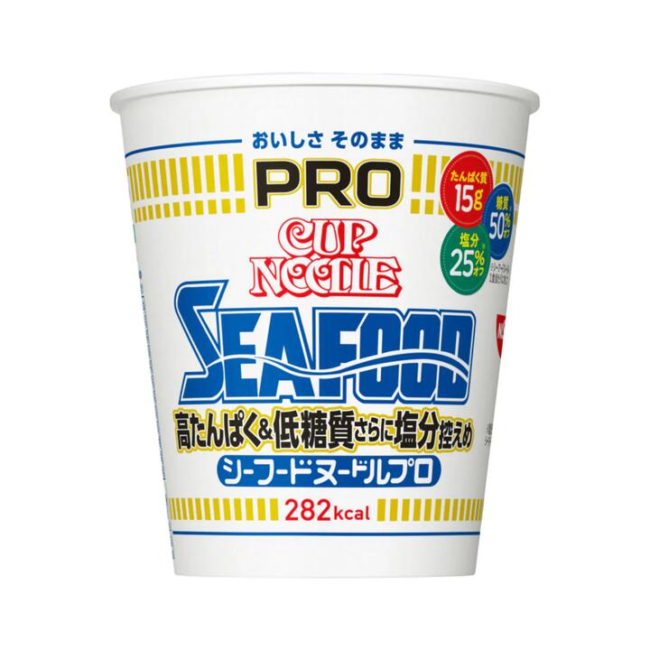 Nissin Cup Noodles PRO Seafood – High Protein, Lower Carbs & Reduced Sodium 78g