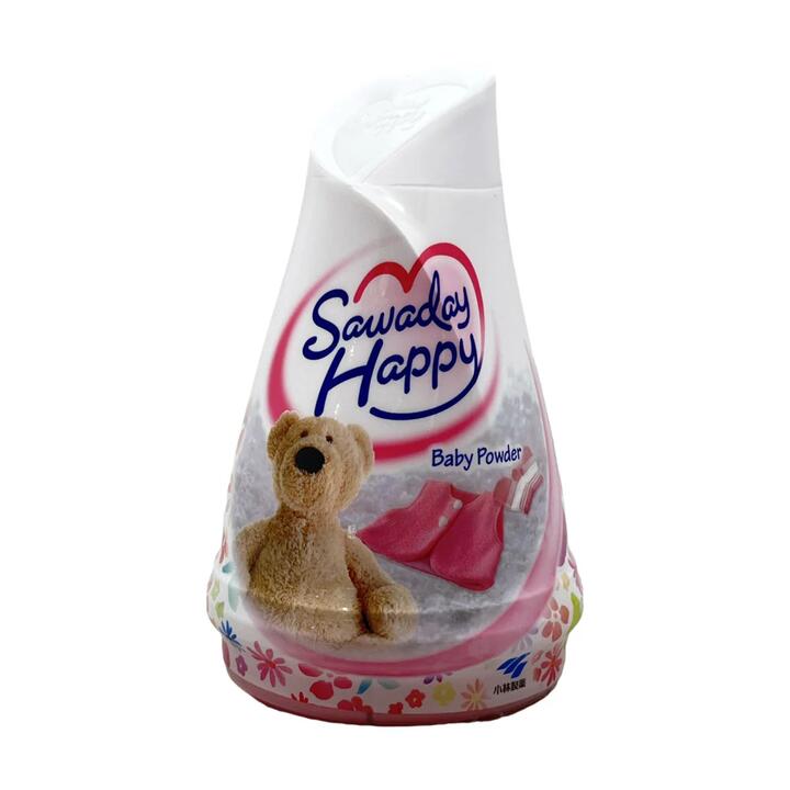 Kobayashi Sawaday Happy Solid Air Freshener - Baby Powder 120g - Odor Neutralizer