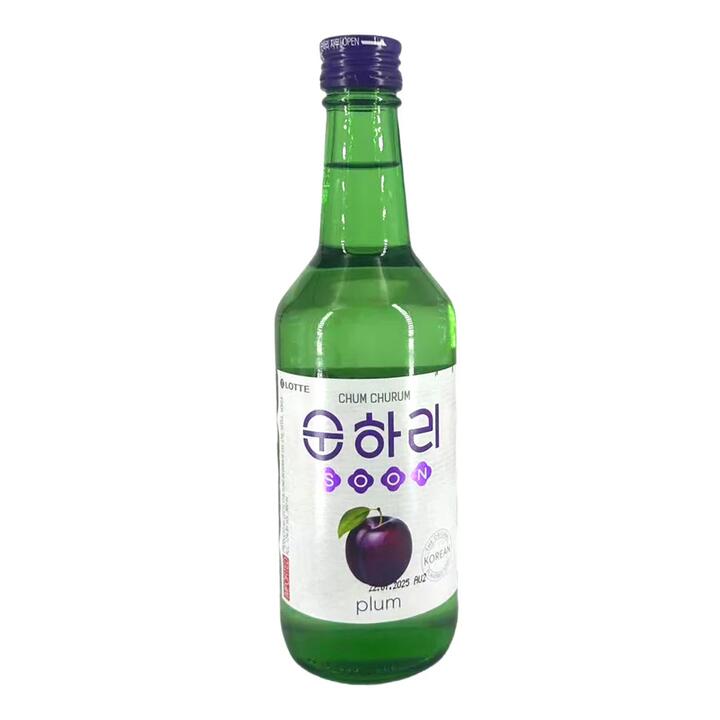 Lotte Chum Churum Soonhari Plum Soju 12% ABV 360ml