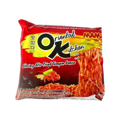 Mama Oriental Kitchen Thai Shrimp Stir-Fried Tom Yum Instant Noodles 85g