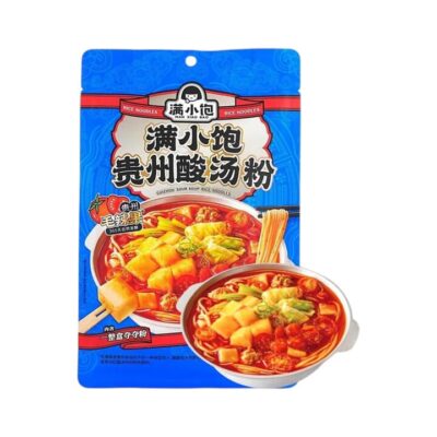 Man Xiao Bao Guizhou Sour Soup Rice Noodles 371g – Hot & Sour Guizhou-Style Rice Vermicelli