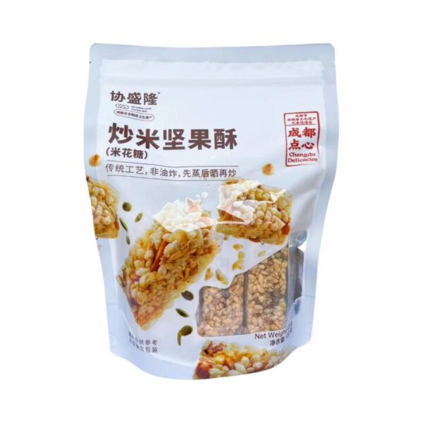 Xieshenglong Puffed Rice & Nut Bars 120g