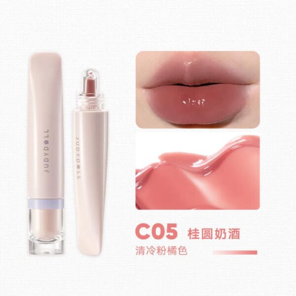 Judydoll Lip Jelly 10 ml - Hydrating Lip Balm & Gloss, 5 Shades