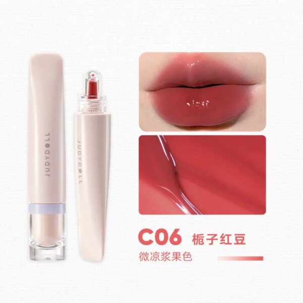 Judydoll Lip Jelly Balm 10 ml – 5 Shades - Tinted Lip Gloss Treatment
