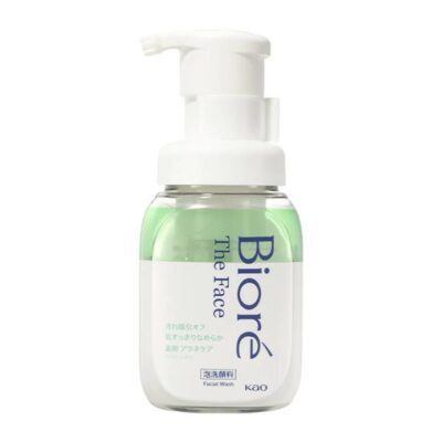 Biore The Face Acne Care Creamy Foam Cleanser 200ml - For Blemish-Prone Skin