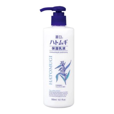Kumano Reihaku Hatomugi (Job's Tears) Moisturizing & Conditioning Milky Lotion 300 ml