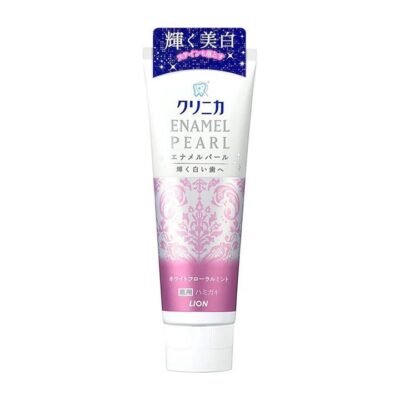 Lion Clinica Enamel Pearl Whitening Enzyme Toothpaste - White Floral Mint 130g