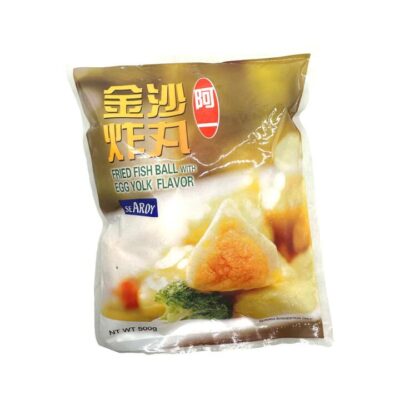 Searoy Frozen Fried Fish Balls with Egg Yolk Flavor - 500g