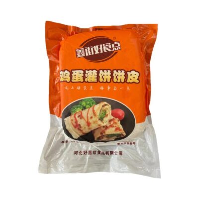 Xinjie Haoshidian Frozen Egg Pancake Wraps (Jidan Guanbing) - 10 Pieces, 900g - Chinese Street-Style Pancake Skins