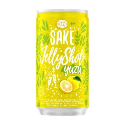 Ozeki IKEZO Yuzu Sake Jelly Shot 5.5% ABV 180ml – Ready-to-Drink Sake Cocktail