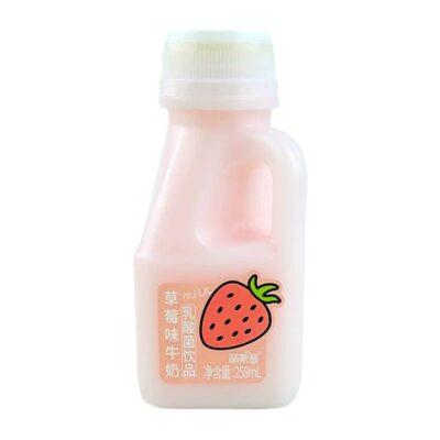 Mengxixi Mini Jug Strawberry Probiotic Milk Drink 258ml