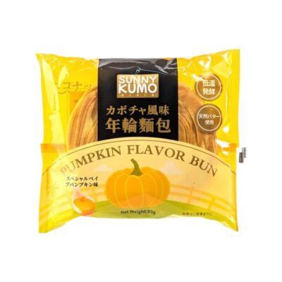 Sunny Kumo Pumpkin Flavour Ring Bun 93g - Kabocha Pumpkin