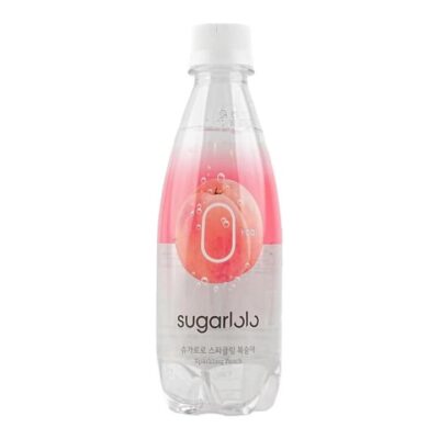 Sugarlolo Sparkling Peach Water 350ml