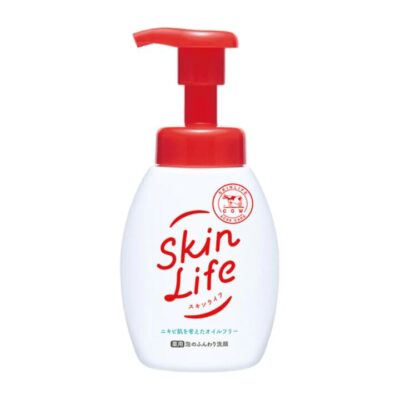 Cow Brand SkinLife Amino Acid Moisturizing Foaming Facial Cleanser 160ml - Gentle, pH-Balanced, Oil-Free