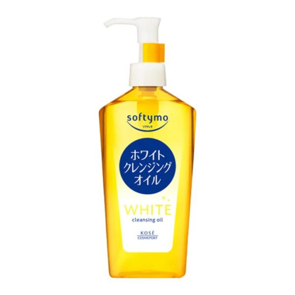 Kose Cosmeport Softymo White Cleansing Oil 240ml – Brightening & Moisturising Makeup Remover